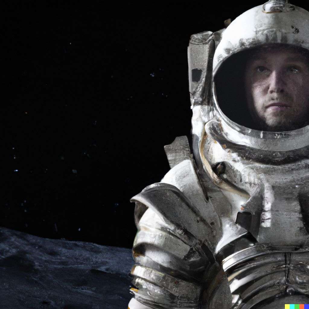 an astronaut, screenshot from Game of Thrones